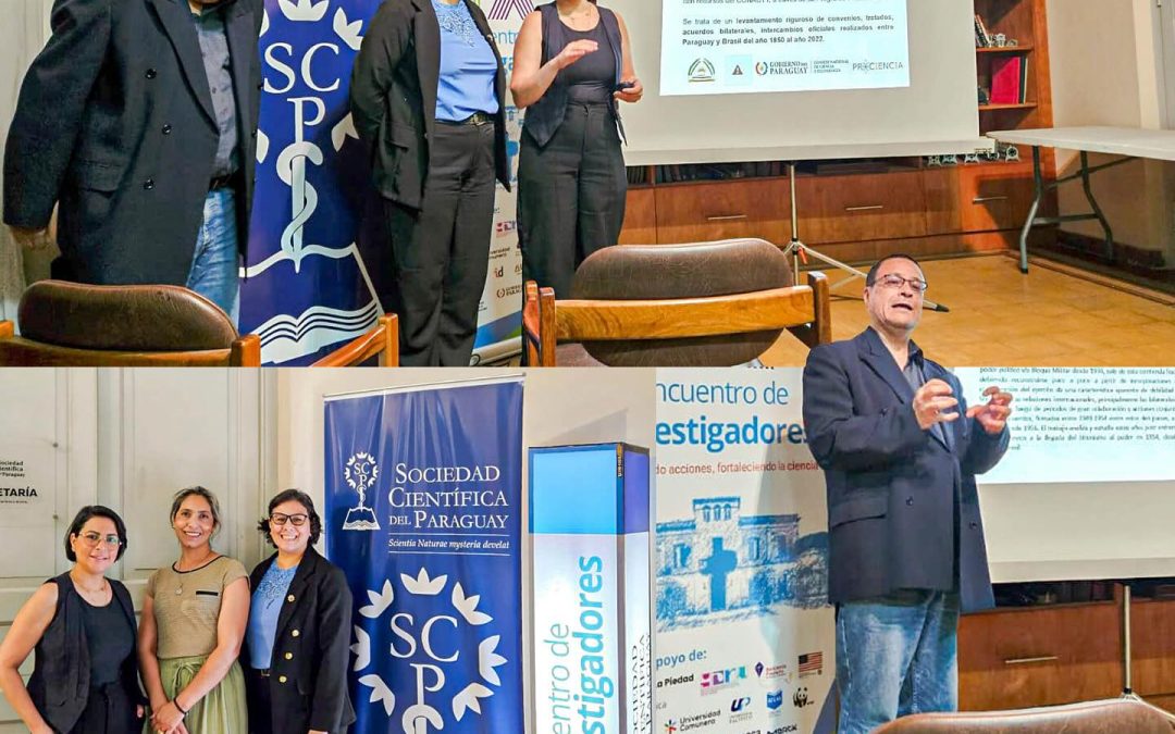 Investigadores de la UNE presentan estudio sobre relaciones Paraguay-Brasil en el IX Encuentro de la Sociedad Científica del Paraguay