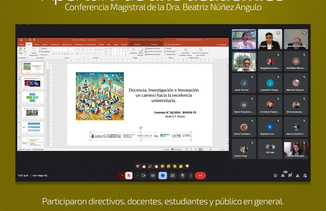 Inicio del Año Académico 2025 en la Escuela de Posgrado UNE
